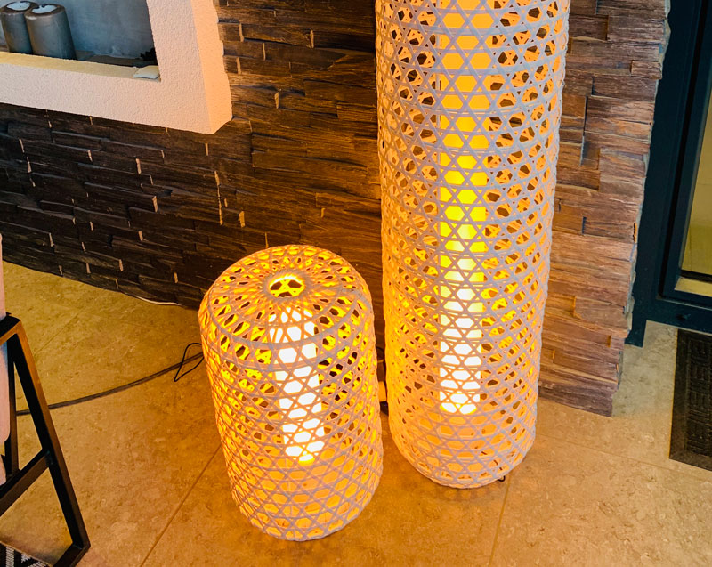 IMG_7777 Prémium Műrattan Kültéri LED Lámpa Bahama fehér XL