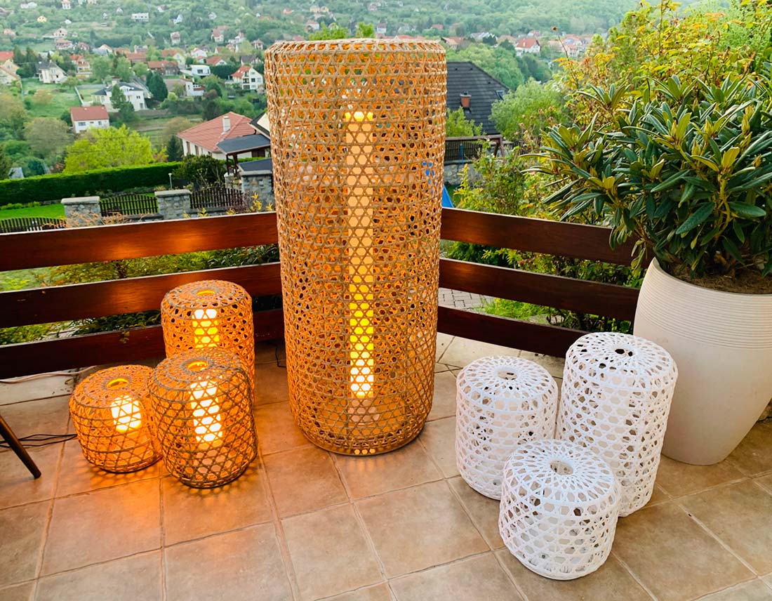 IMG_8988 Prémium Műrattan Kültéri LED Lámpa Bahama XXL - Image 2
