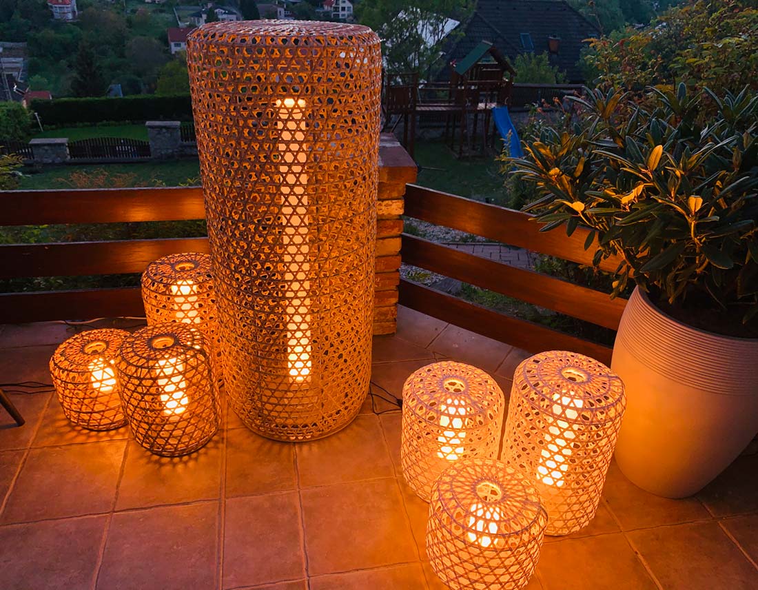 IMG_9013 Prémium Műrattan Kültéri LED Lámpa Bahama XXL - Image 5