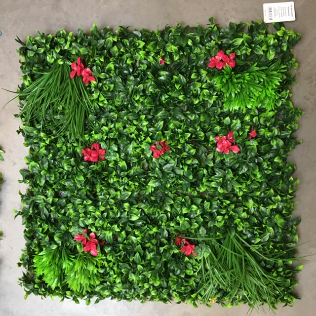 IMG_8528 Artificial Plant Wall Covering / Red Flowers/ - Image 10