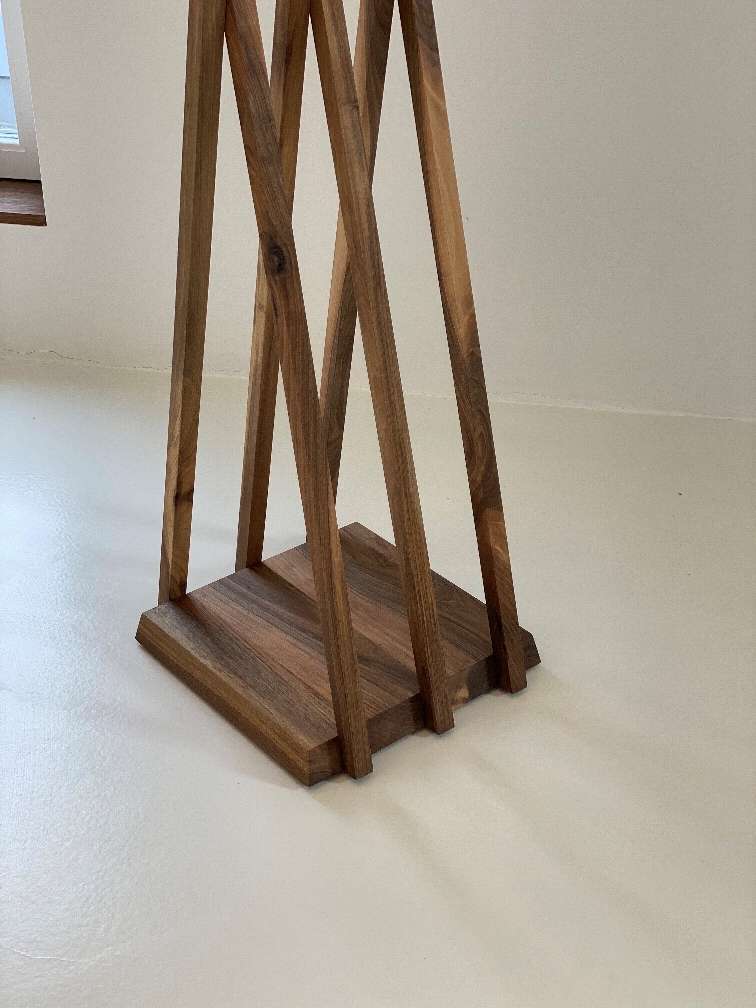 155 ArtMoon nut wood coat rack - Image 4