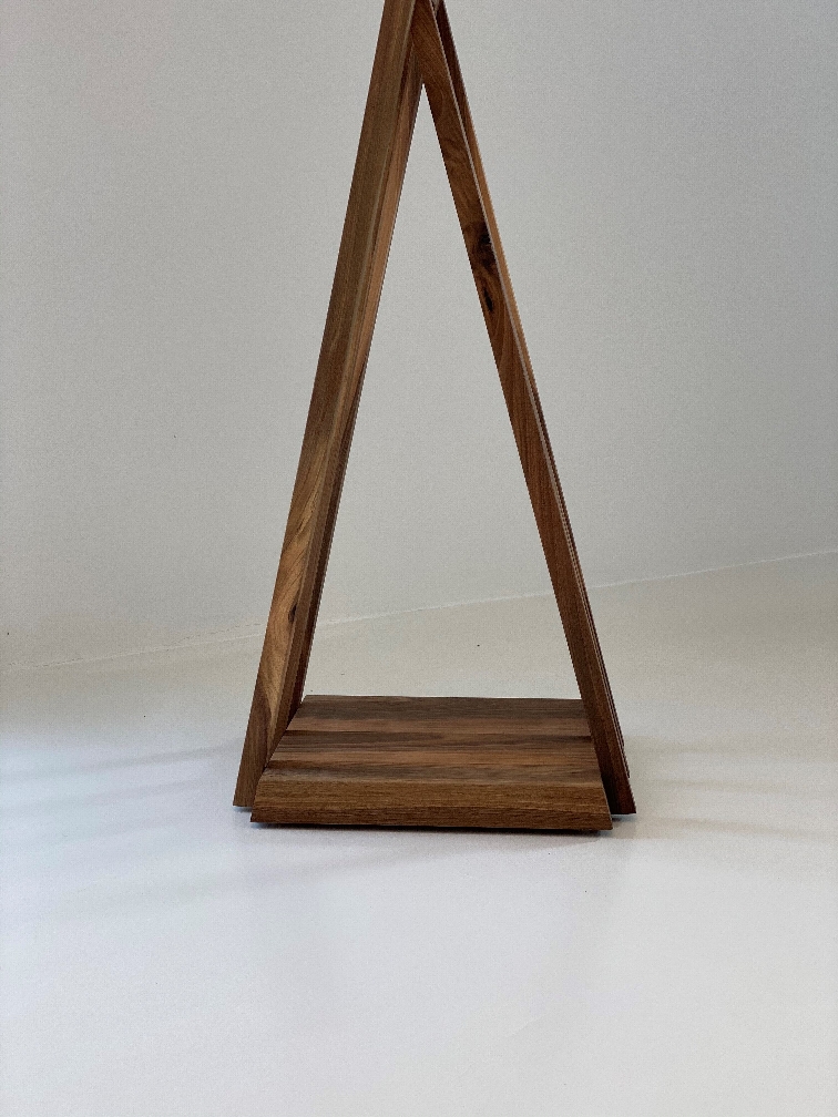 156 ArtMoon nut wood coat rack - Image 5