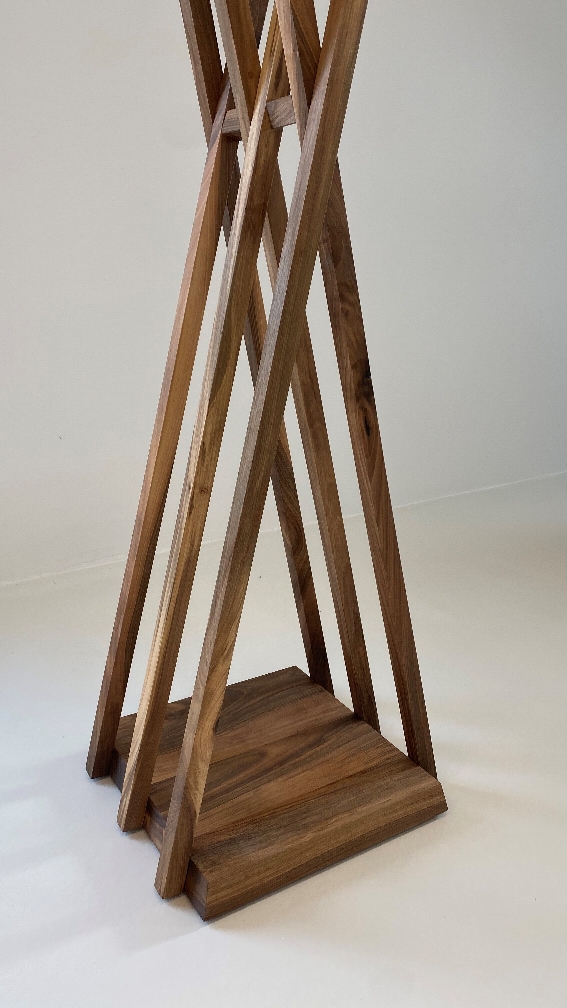 157 ArtMoon nut wood coat rack - Image 6