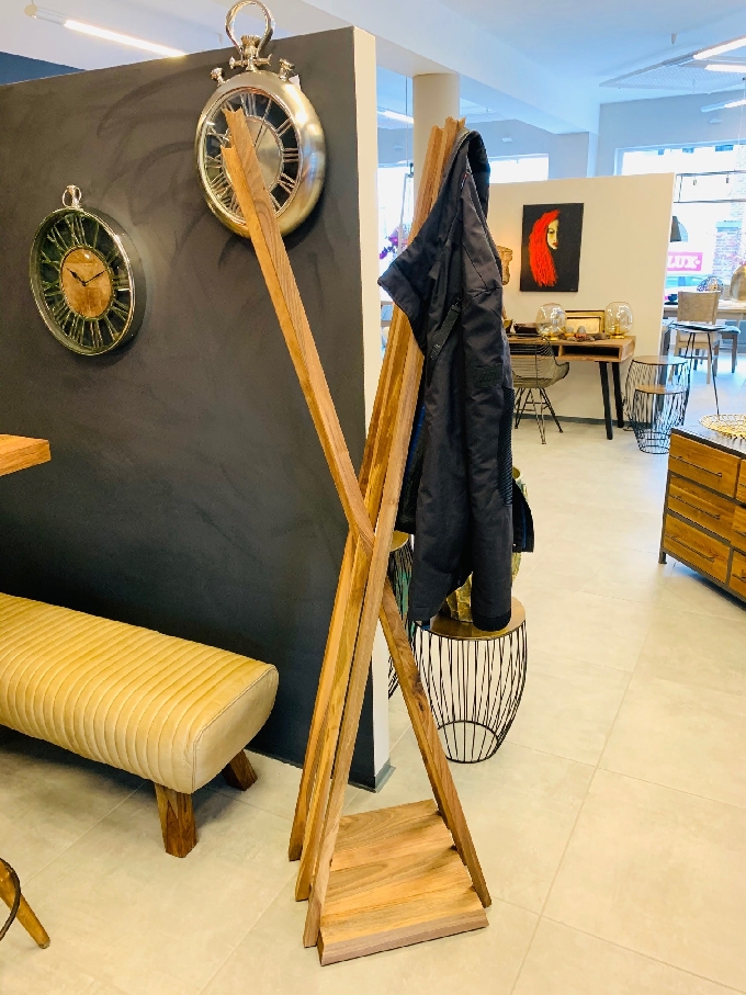 70 ArtMoon nut wood coat rack - Image 11
