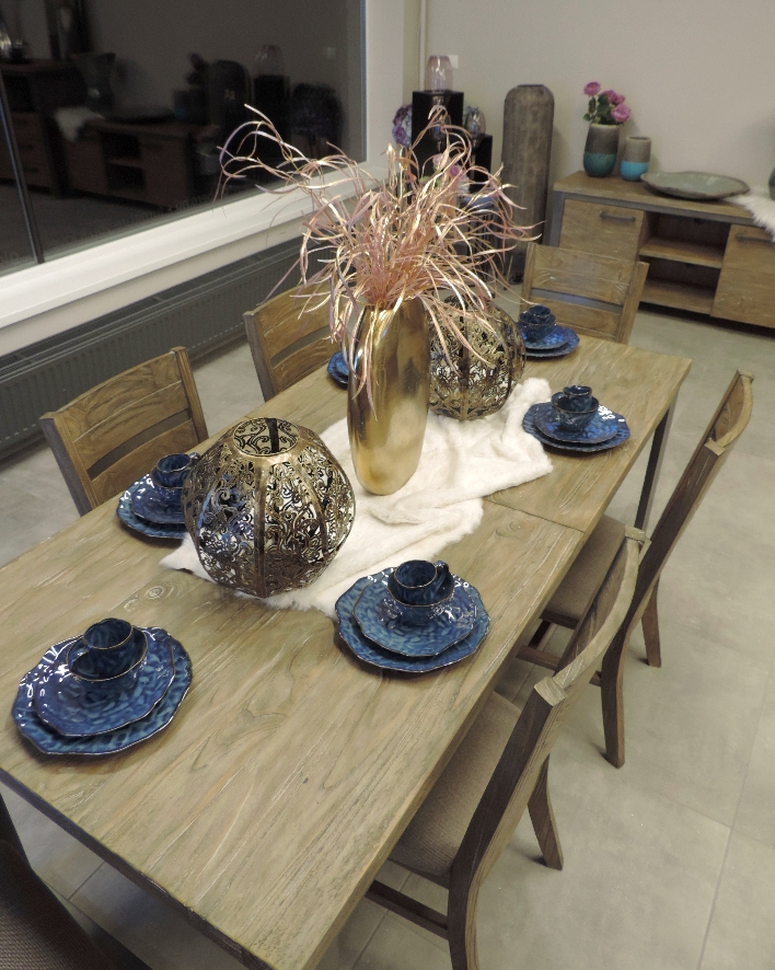 DSCN5398 Marion Solid Wood Dining Set - 7 Pieces Dining Set - Image 1