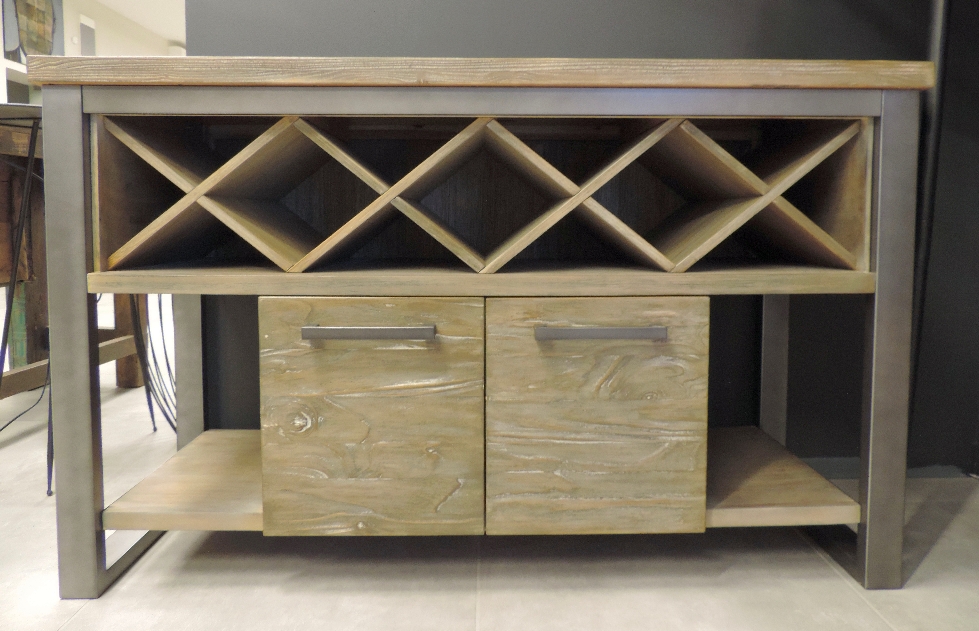 DSCN5410 Marion Solid Wood Chest Of Drawers with Wine Container - Image 5