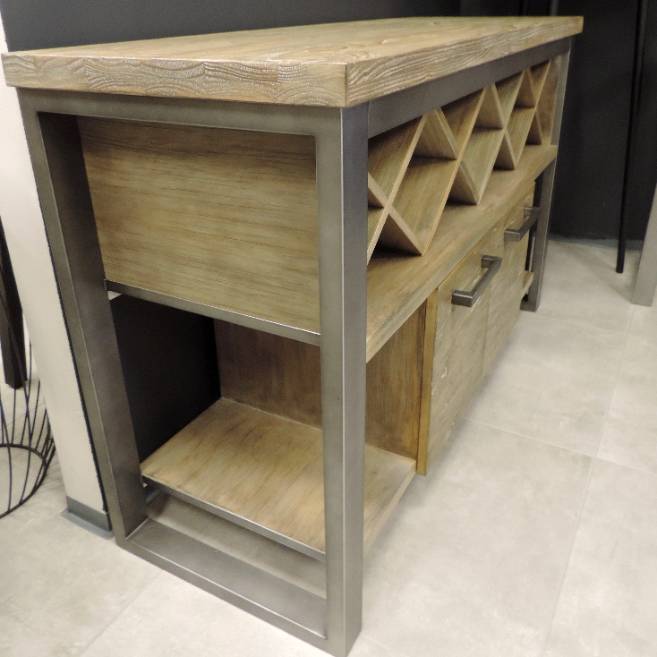 DSCN5413 Marion Solid Wood Chest Of Drawers with Wine Container - Image 3