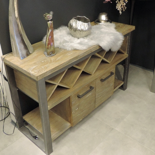 DSCN5419 Marion Solid Wood Chest Of Drawers with Wine Container - Image 2