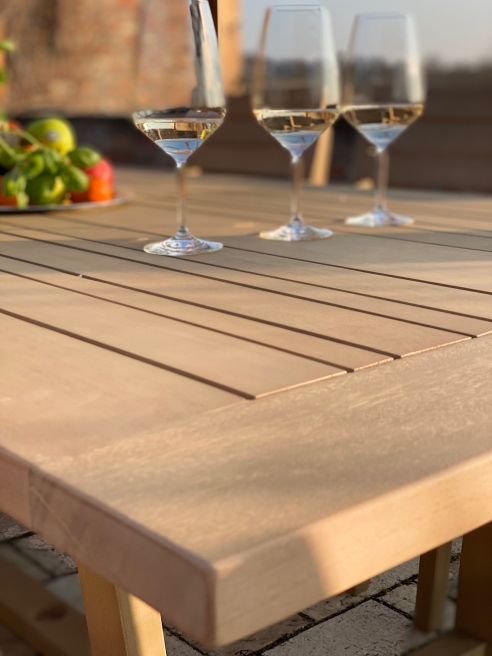 Fajl_020(1)_InPixio Vernazza - Outdoor Wooden Dining Set - 7 pcs garden set - Image 10