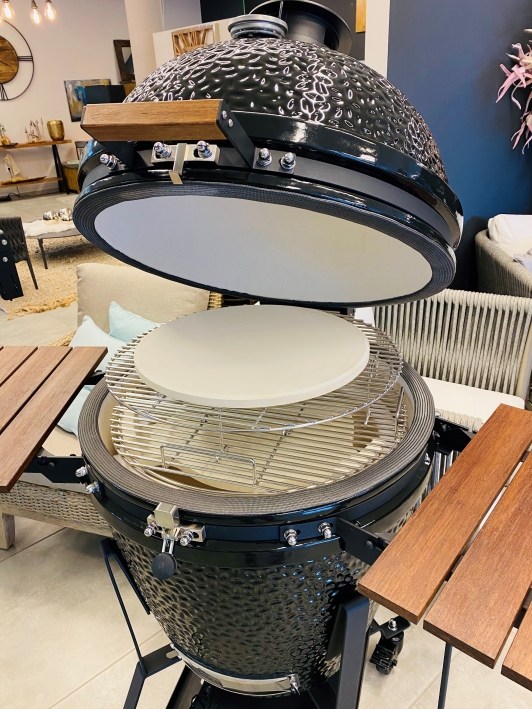 4_InPixio GLOBE_XL _Black_Kerámia_Légkeveréses_Faszenes_Grillsütő _Kamado_ BBQ