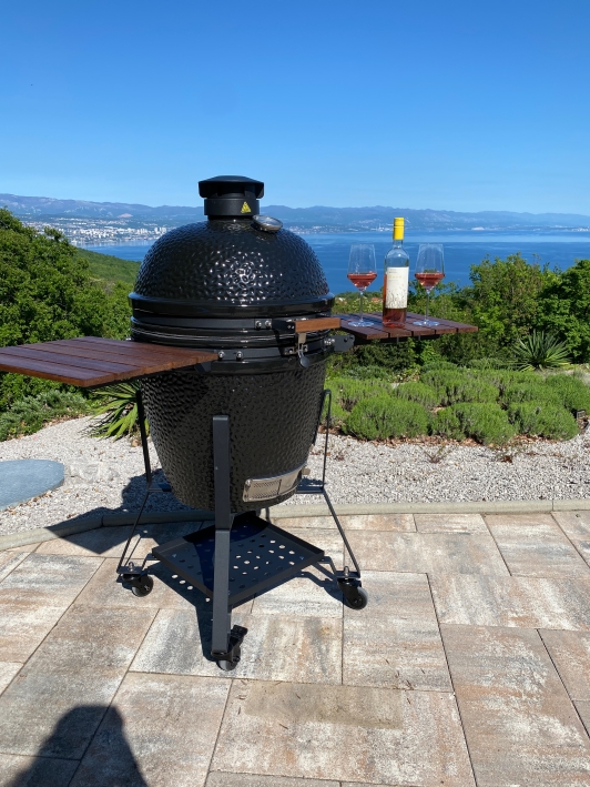 IMG_0649_InPixio GLOBE XL Kamado Grill Kerámia Faszenes BBQ sütő BLACK - Image 6
