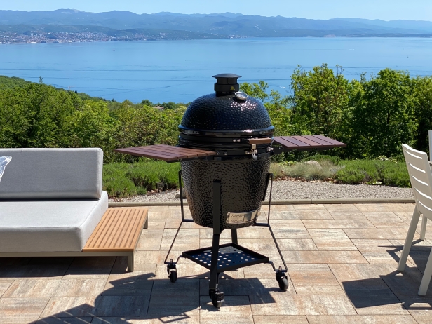 IMG_0809_InPixio GLOBE XL Kamado Grill Kerámia Faszenes BBQ sütő BLACK - Image 3