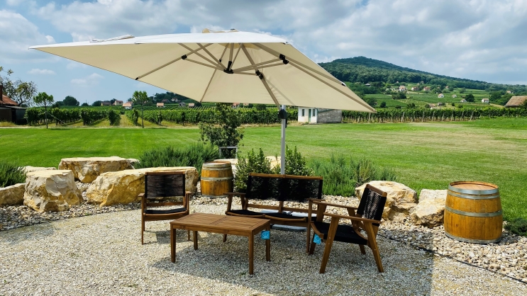 42_InPixio Marrakesh Outdoor Wooden Lounge Set - 4 pieces garden furniture - Image 3