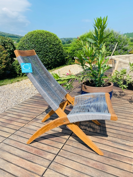 Porto_TEAK_fa_pihenőszék Porto fa kerti fotel TEAK pihenő kerti szék - Image 7