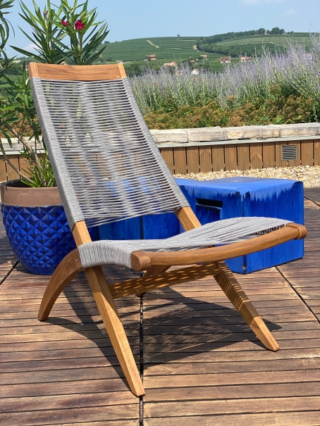 Porto_TEAK_fa_pihenőszék Porto fa kerti fotel TEAK pihenő kerti szék - Image 10