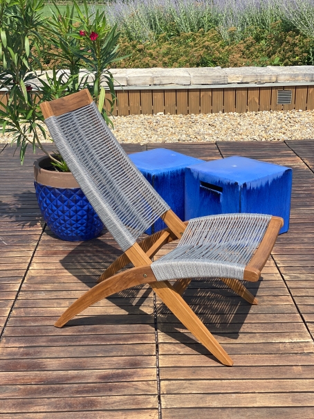 Porto_TEAK_fa_pihenőszék Porto fa kerti fotel TEAK pihenő kerti szék - Image 8