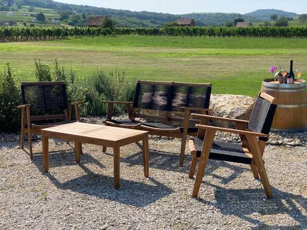 IMG_3834_InPixio Marrakesh Outdoor Wooden Lounge Set - 4 pieces garden furniture - Image 10