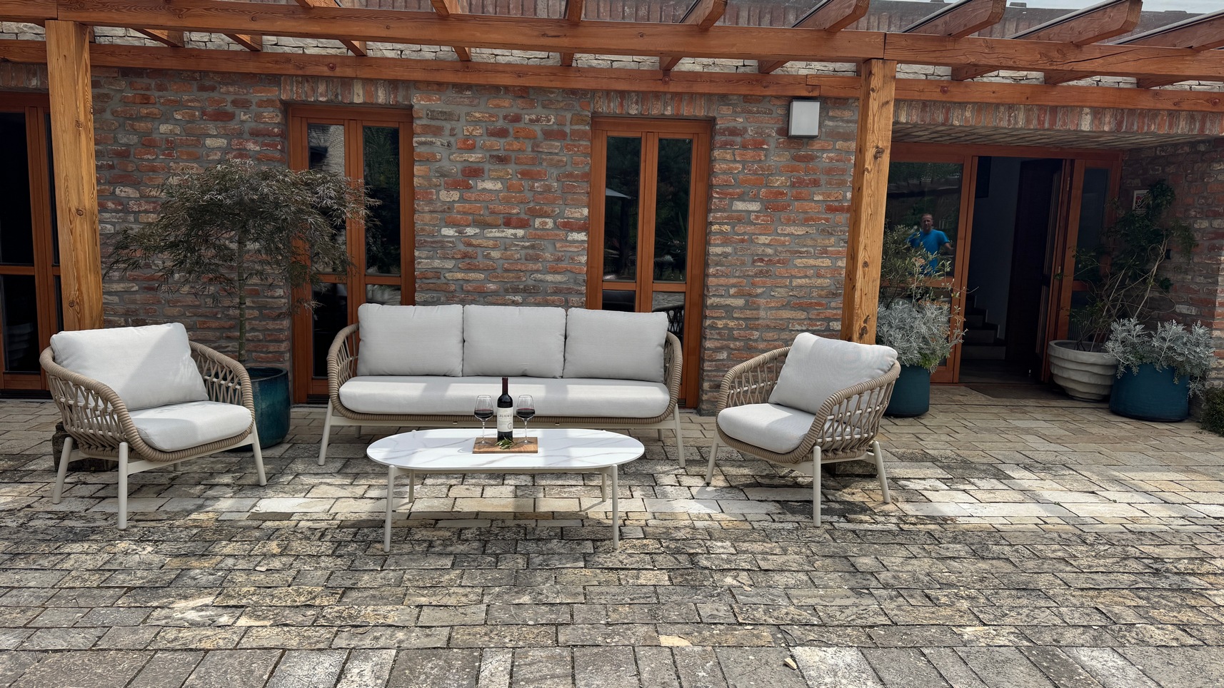 IMG_4276 Martinique Premium Outdoor Lounge Set - 4 pieces luxury garden furniture - Image 7